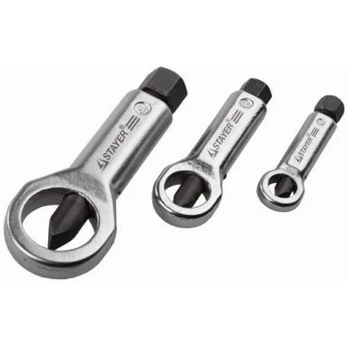 Набор STAYER Съемники стальные, для прикипевших гаек, 3шт