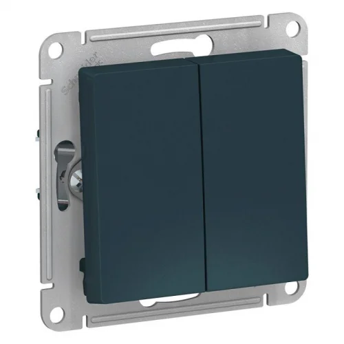 Механизм переключателя 2-кл СП AtlasDesign 10А изумруд Schneider Electric ATN000865