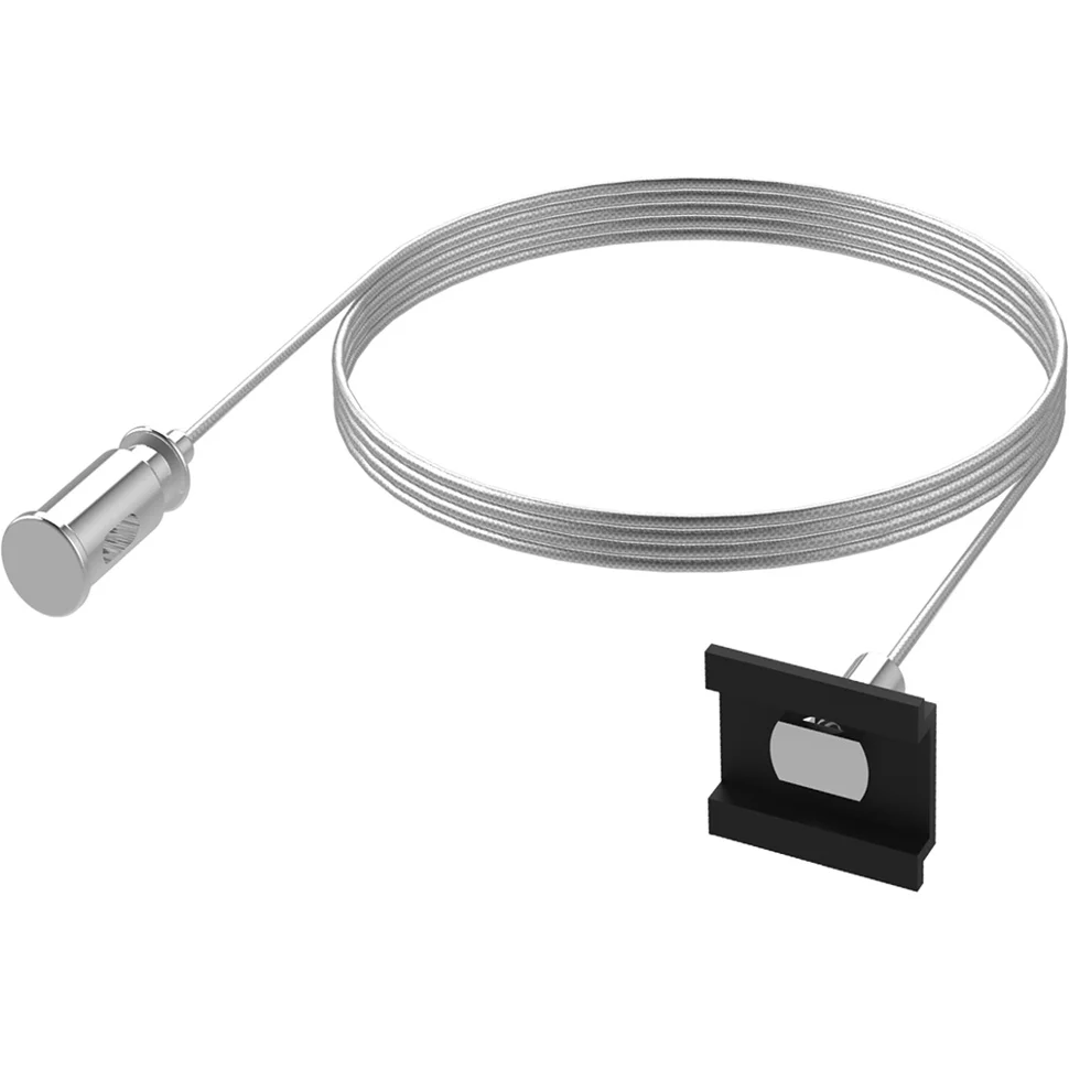 Соединитель для трековых светильников (комплект подвесов для шинопровода, 2шт), длина 150см, серебро, CAB1006 Feron