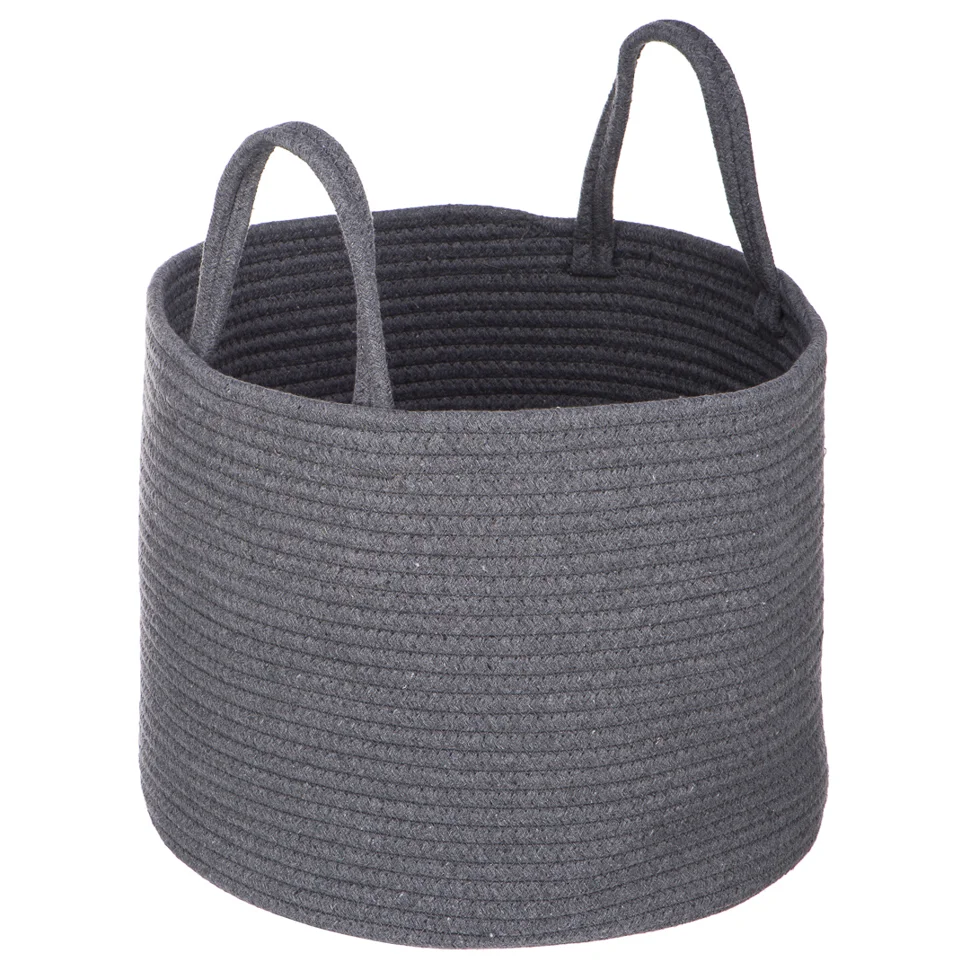 Корзина для хранения "Хлопок", Д350 Ш350 В280, серый
