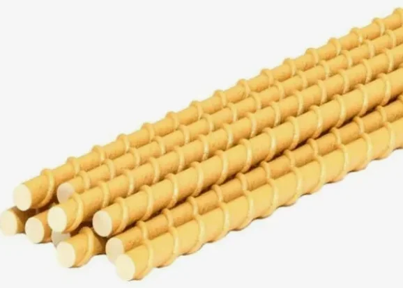 Колышки садовые композитные 12 мм х 1,2 м желтые (20 шт)