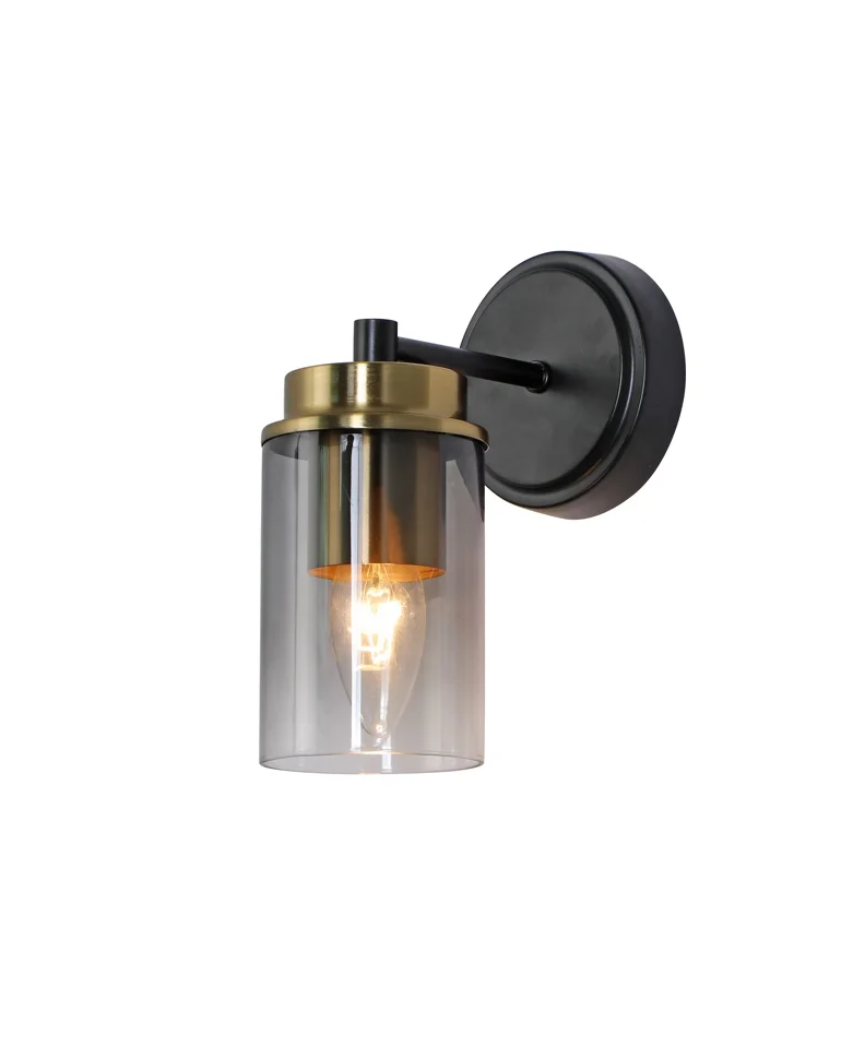 Бра Milizia 3485-1W BK+CU, 1xE14/40W (15*10*20)