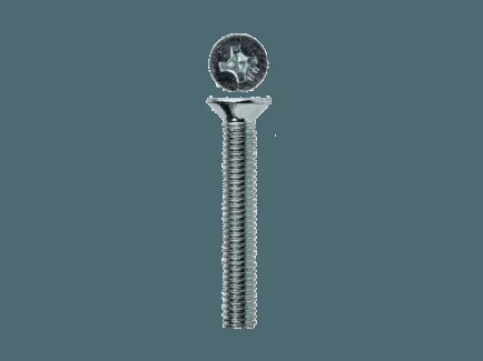 Винт М5x40 DIN 965 потай шлиц Ph,оцинк (уп 8шт) SteelRex