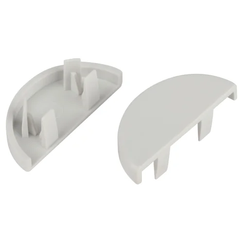 Заглушка ЭРА EC-KK-30-13-FW для полукруглого кабель-канала белая 30х13мм (2шт)