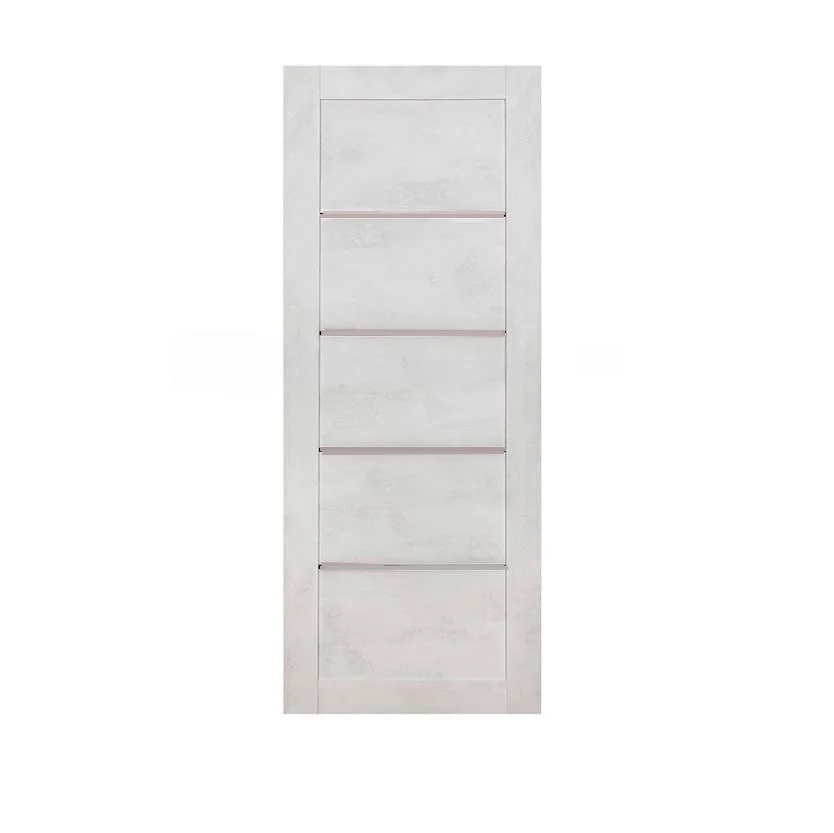 Дверь ТЕРРИ №101 Лофт Белый, частичное стекло 70, еврошпон