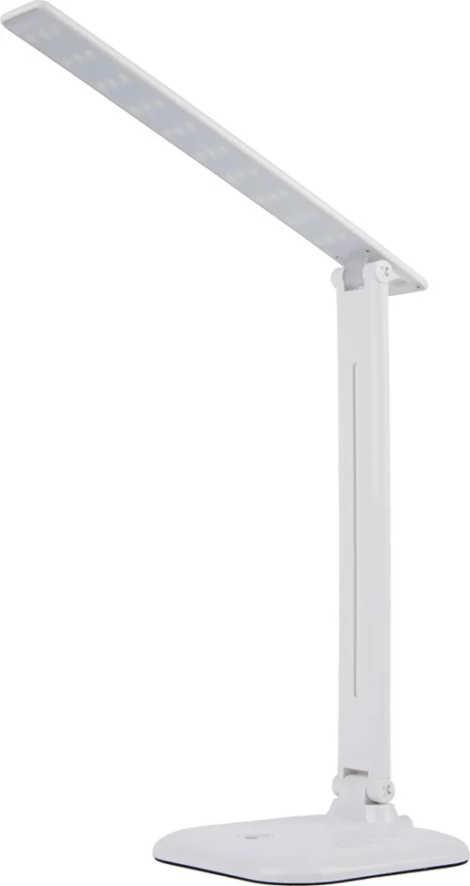 Лампа настольная Feron белая DE1725 30LED 10W 100-240V, диммированная