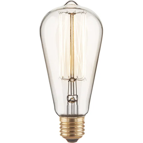 Лампа накаливания 60W Е27 220V 340Лм Конус прозрачный (ST64) Винтаж Elektrostandard