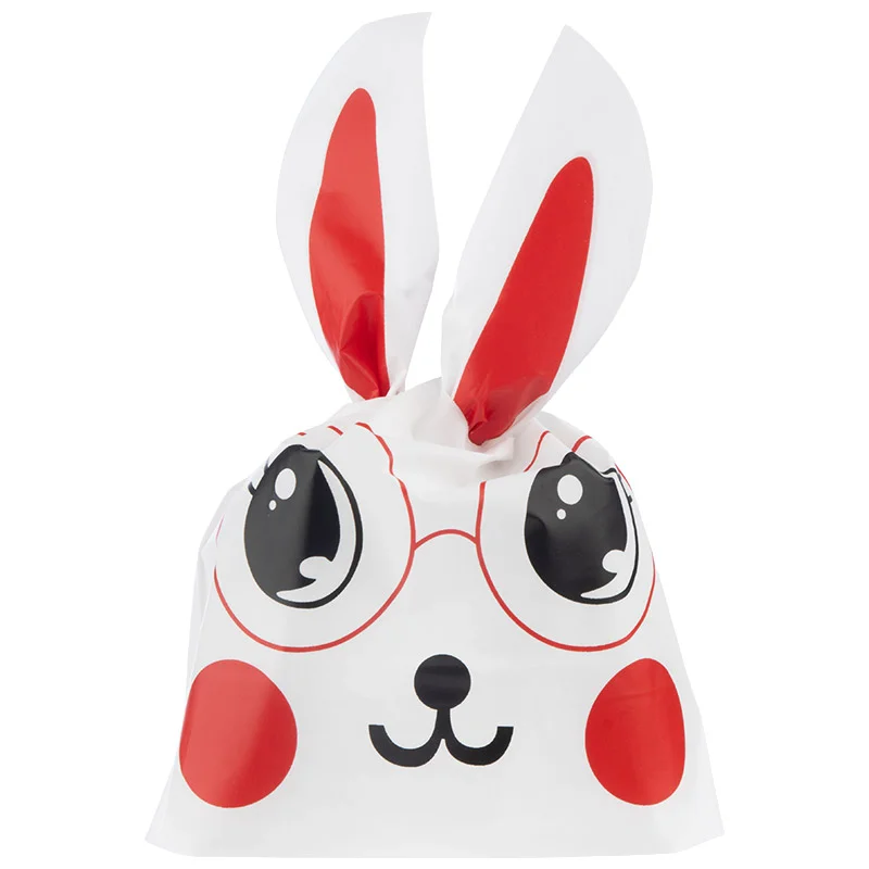 Пакет подарочный с ушками-завязками "Зайка", 10 шт, 13,5*22,5 см