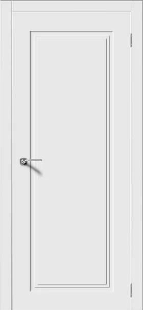 Дверь VERDA Квадро-6 глухая белый 60, эмаль