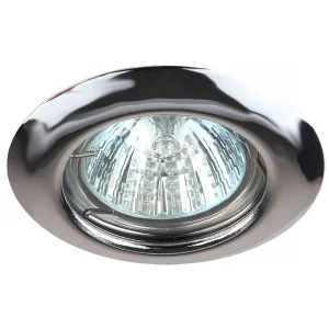 Светильник точечный ЭРА ST3 CH штампованный MR16,12V, 50W хром (1/100)