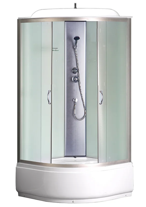 Кабина душевая Loranto CS-6690 F, 90*90*215, выс. матовая, стекло 4мм, поддон 40 см