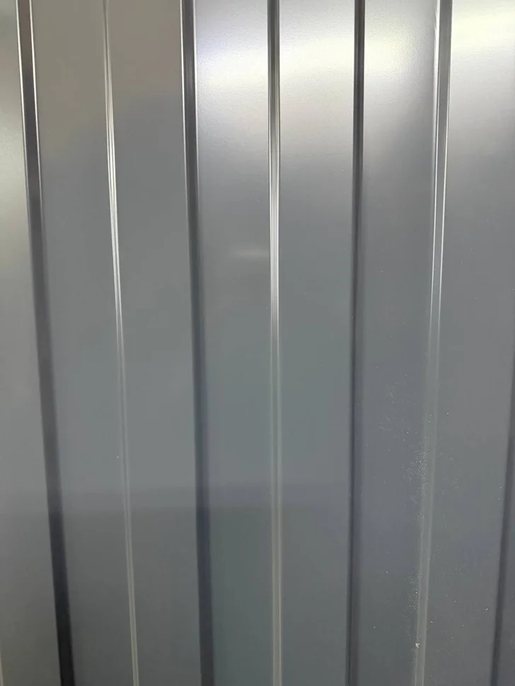 Профнастил С-8, 0.3 мм RAL 7024 CHI, 1.2 * 2 м.п.