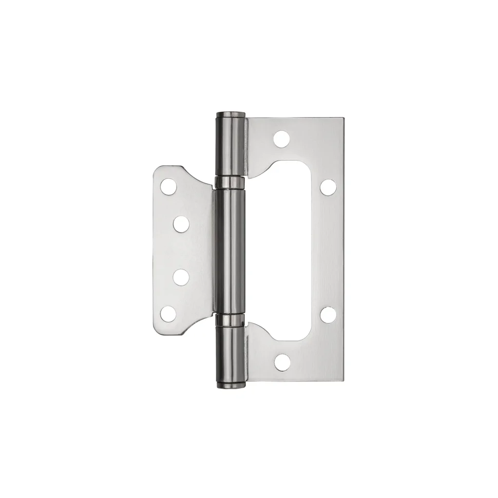 Петля накладная "БАБОЧКА" AJAX IN4000W SSC 100/P-2B 100x2,3 сатин.хром (2шт.)