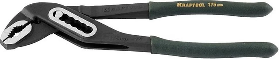 Клещи переставные 250мм KRAFTOOL "EXPERT", CrV, коробчатый шарнир, захват до 43мм / 1 1/4"