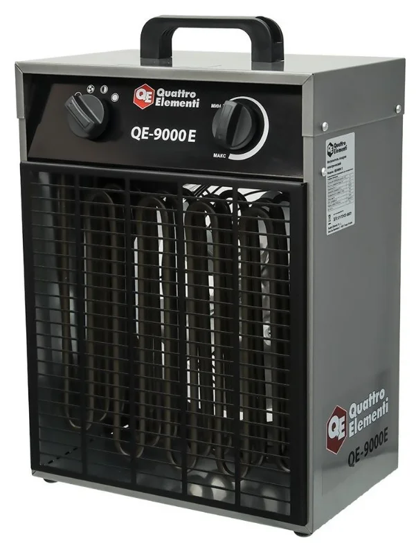 Пушка электрическая QUATTRO ELEMENTI QE-9000 E (6 / 9кВт, 380В-3ф, 820 м3/час)