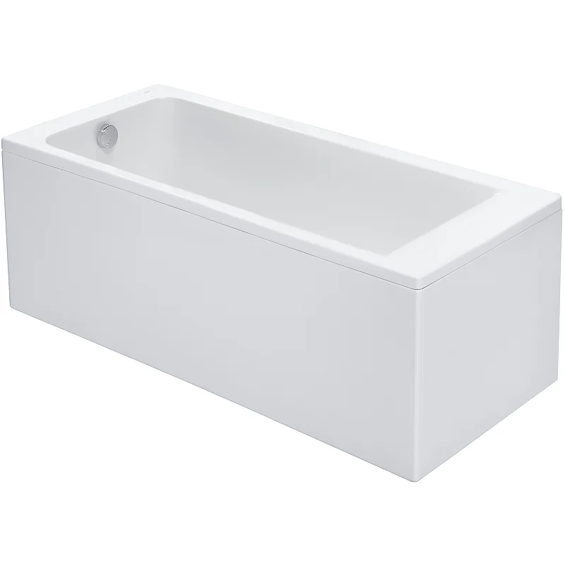 Ванна акриловая ROCA EASY 170х80 с фронтальной панелью и монтажным набором