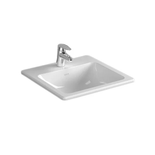 Умывальник накладной VITRA S20 45см прямоугольный белый 5463B003-0001