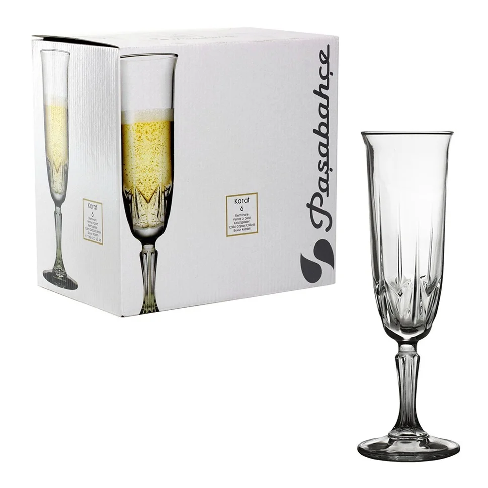 Набор фужеров PSB 440146 для шампанского 163мл Karat (6шт)