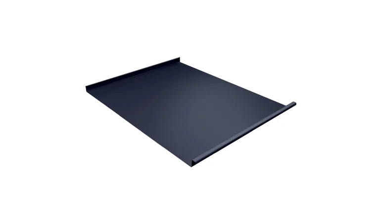 Фальц двойной стоячий 0,5мм GreenCoat Pural Matt BT RR 32 (тёмно-коричневый)-R, 0.563*6 м.п. (в пленке)