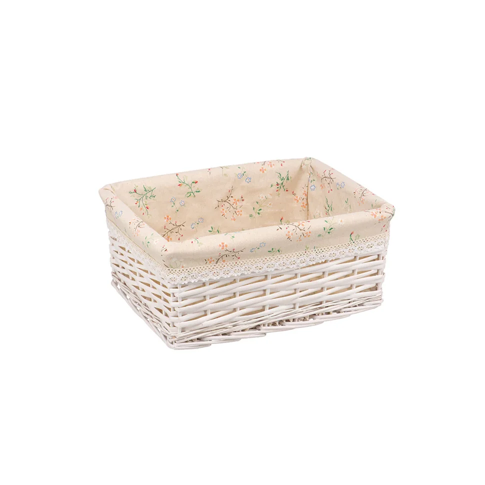 Корзина стеллажная "Сакура", Д400 Ш310 В170, белый