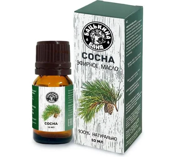 Масло эфирное "Сосна" ТМ "Бацькина баня"