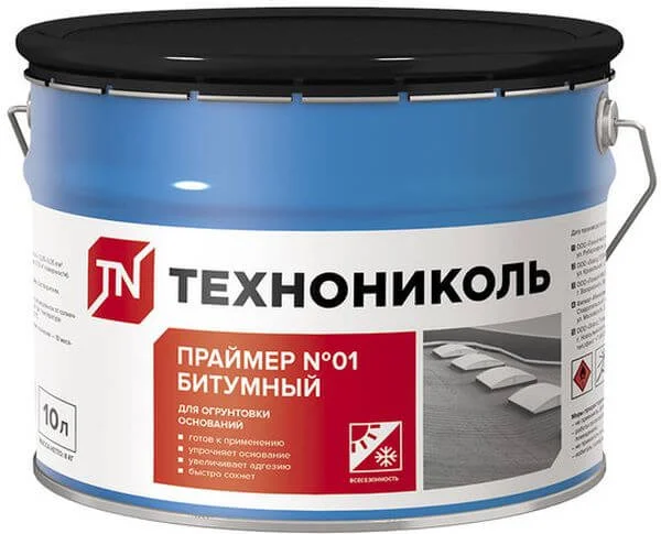Праймер ТЕХНОНИКОЛЬ битумный №01 (готовый)(10л) 8кг