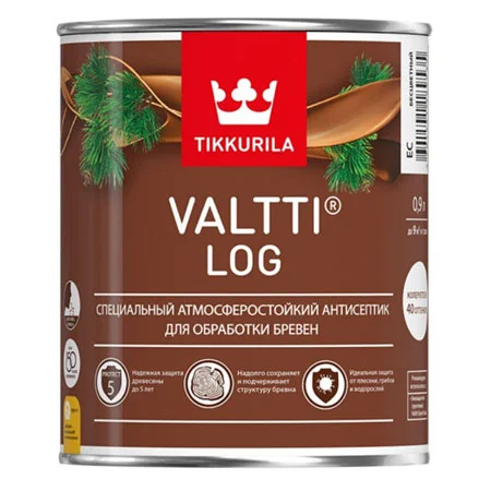 Антисептик лессирующий Tikkivala VALTTI LOG 0,9л EC