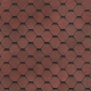 Черепица гибкая ТЕХНОНИКОЛЬ УЛЬТРА Самба Рубин S=3м2/уп, нарезка=соната