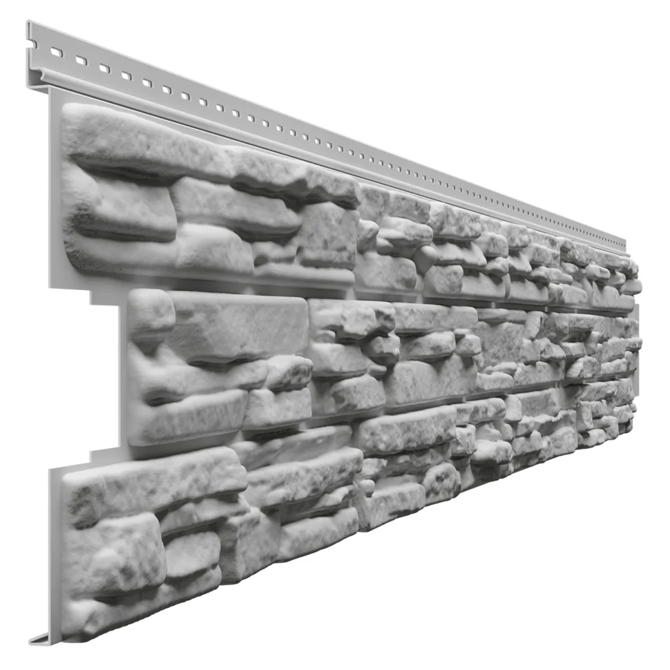 Сайдинг виниловый Docke Lux Rocky L=1,787м, H=0.315м (пл=0.51м2) табак