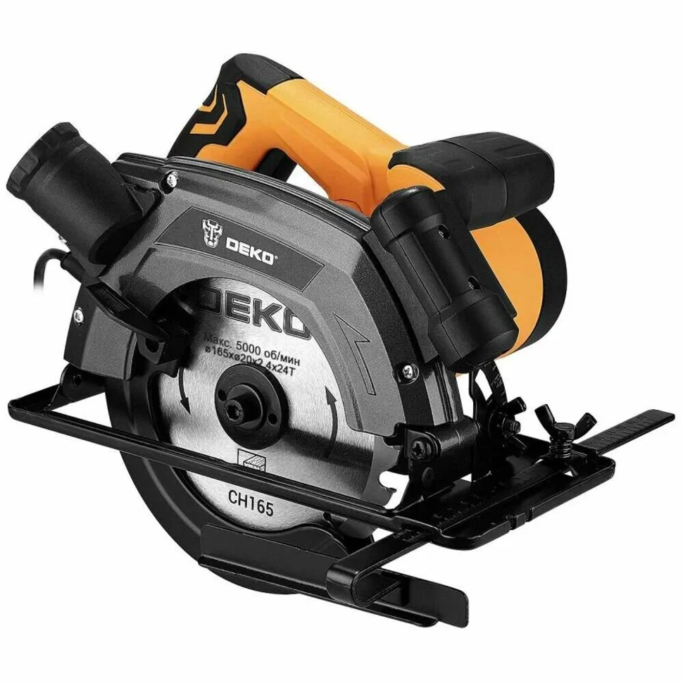 Пила дисковая (циркулярная) DEKO CS1250- D 1250Вт, 165мм диск