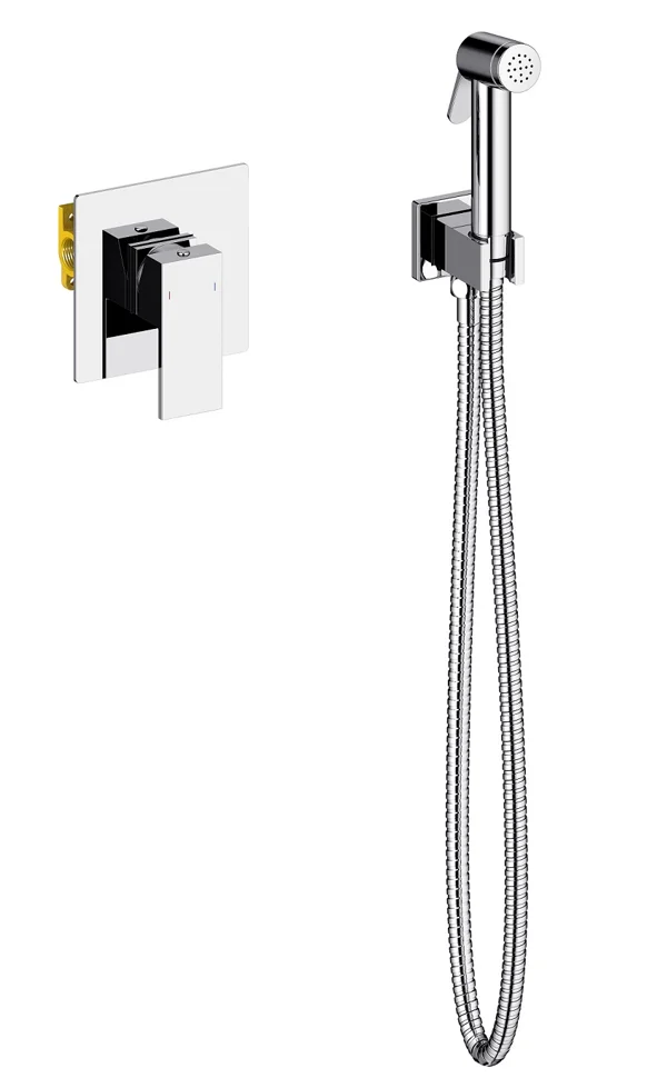 Смеситель встроенный с гигиеническим душем Timo Selene 2089/00SM new chrome
