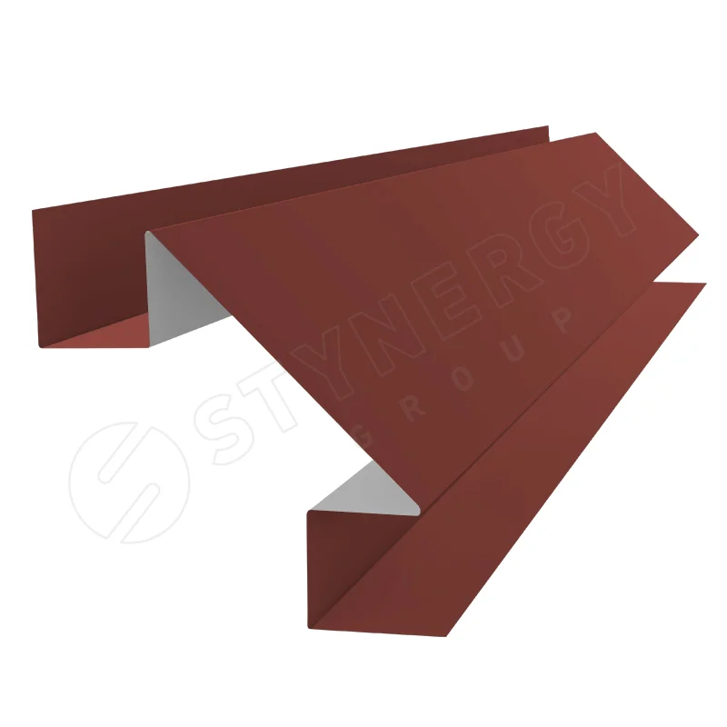 Планка угла внутреннего сложного 0,45мм PE RAL ** для Евробрус Stynergy 3м.п.
