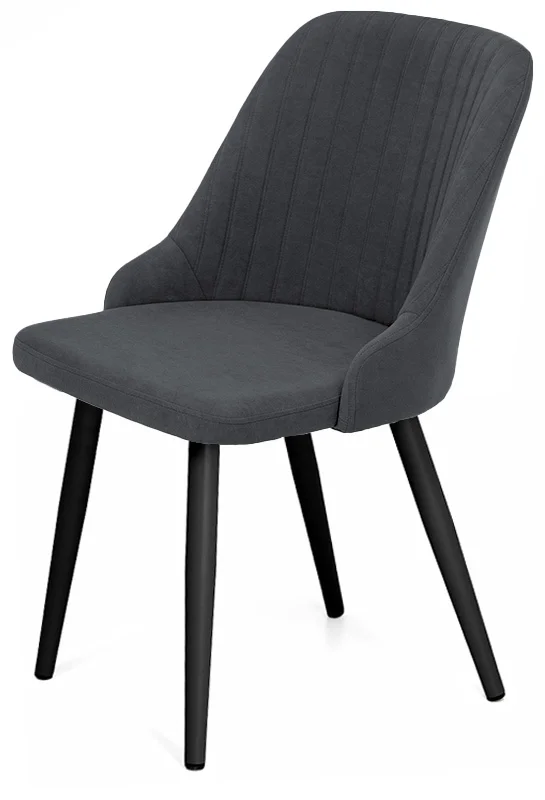 Стул Даниэлла NEW (RM14-графит) + ножки поворотные 360F40 (чёрный)