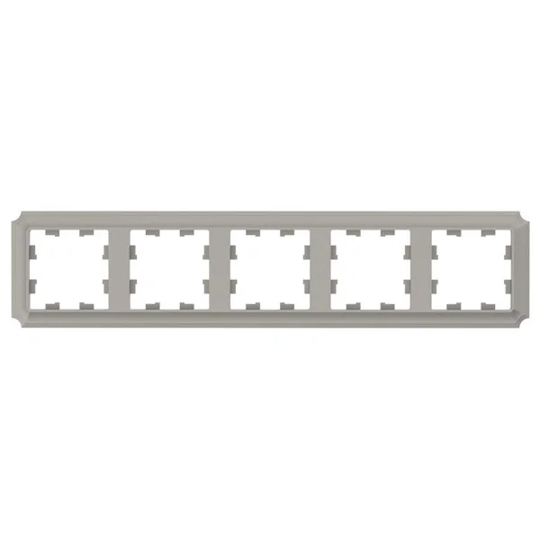 Рамка пятиместная AtlasDesign Antique универс. шампань SE ATN100505