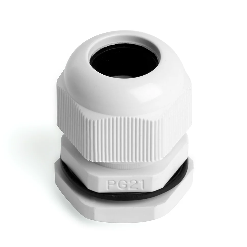 Сальник PG21 диаметр проводника 13-18 мм IP54, серый (DIY упаковка 2 шт) STEKKER