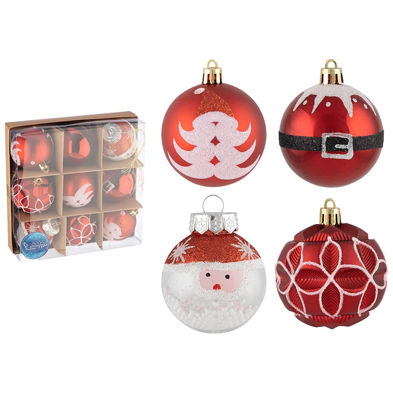 Набор шаров SYQB3-0123028, 9шт, 6см