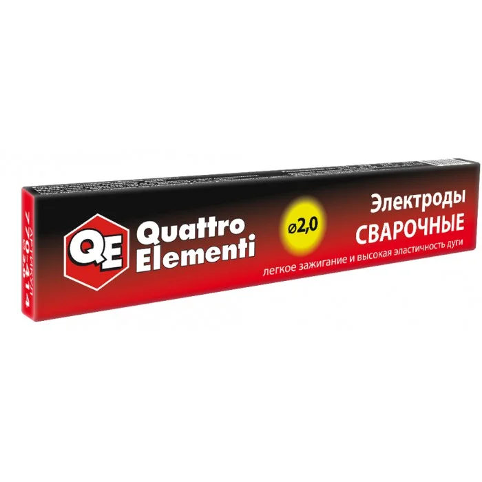 Электроды рутиловые QUATTRO ELEMENTI 2.0мм (0,9 кг)