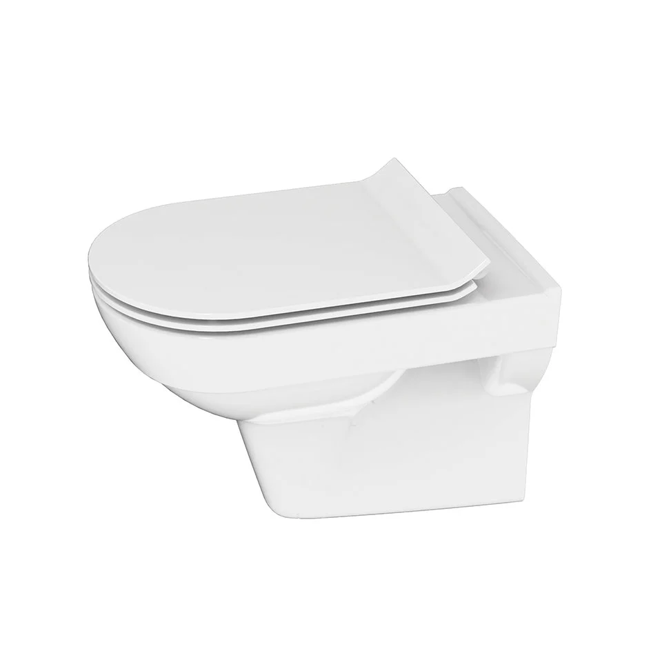 Унитаз подвесной CERSANIT CITY NEW CLEAN ON с дюропластовым сиденьем slim, lift, e-off