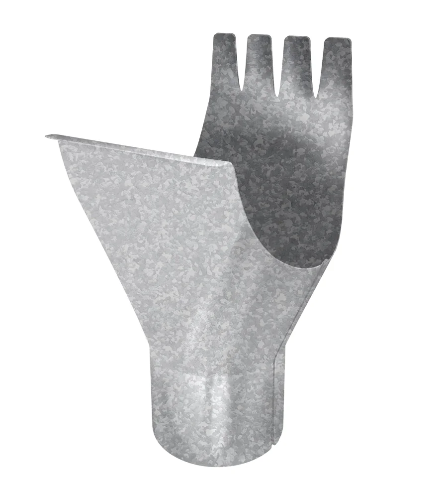 Воронка желоба Optima, 150/100 мм, цинк