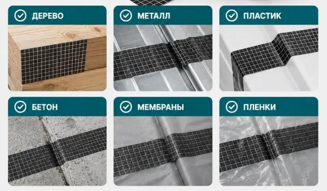 Лента Изоспан ML proff 50мм*25м односторонняя клейкая на ПЭ основе, усиленная сетчатым волокном