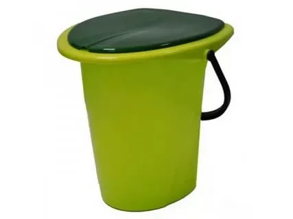 Ведро-туалет 17л Smart Solution фисташковый/оливковый