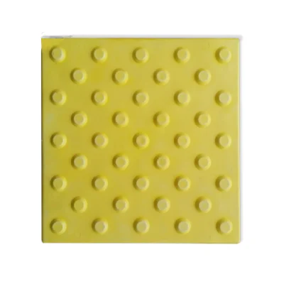 Тактильная плитка EcoStep ПВХ КОНУС 300*300 (желтая) САМОКЛЕЮЩАЯСЯ