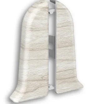 Заглушка левая+правая Идеал Классик 55мм текстурный 252 (упак=10 пар)