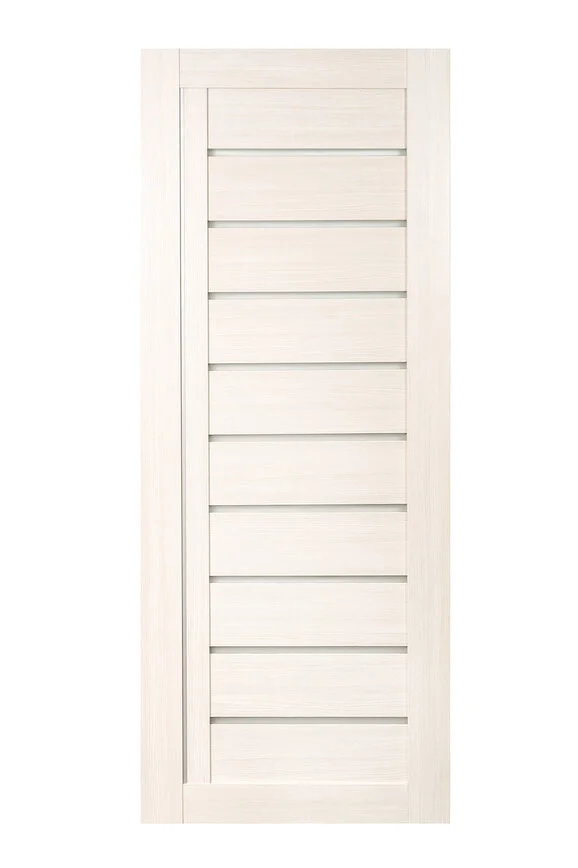 Дверь ТЕРРИ №25 экошпон беленый дуб частичное стекло 60