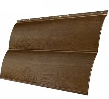 М/сайдинг Блок-Хаус NEW (GL) Print Antique Wood (Античный Дуб) толщина 0,45мм, размер 0,361*1.29 м.п.