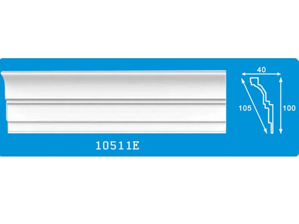 Плинтус потолочный ФОРМАТ 10511Е экструзионный 2,0 м