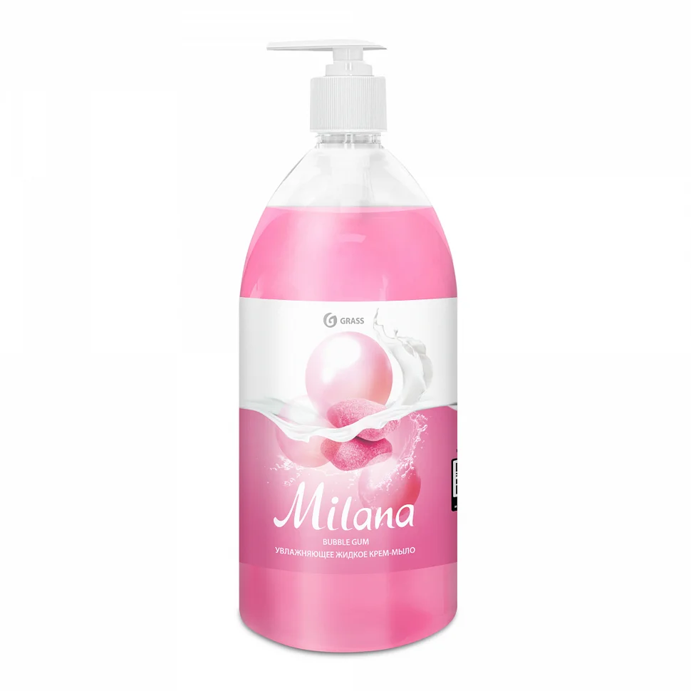 Крем-мыло GRASS Milana "Fruit bubbles" 1л