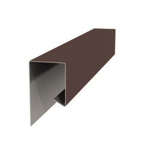 Планка завершающая сложная Ecosteel глянец ** для М/Сайдинга МП 30*25*3м.п.