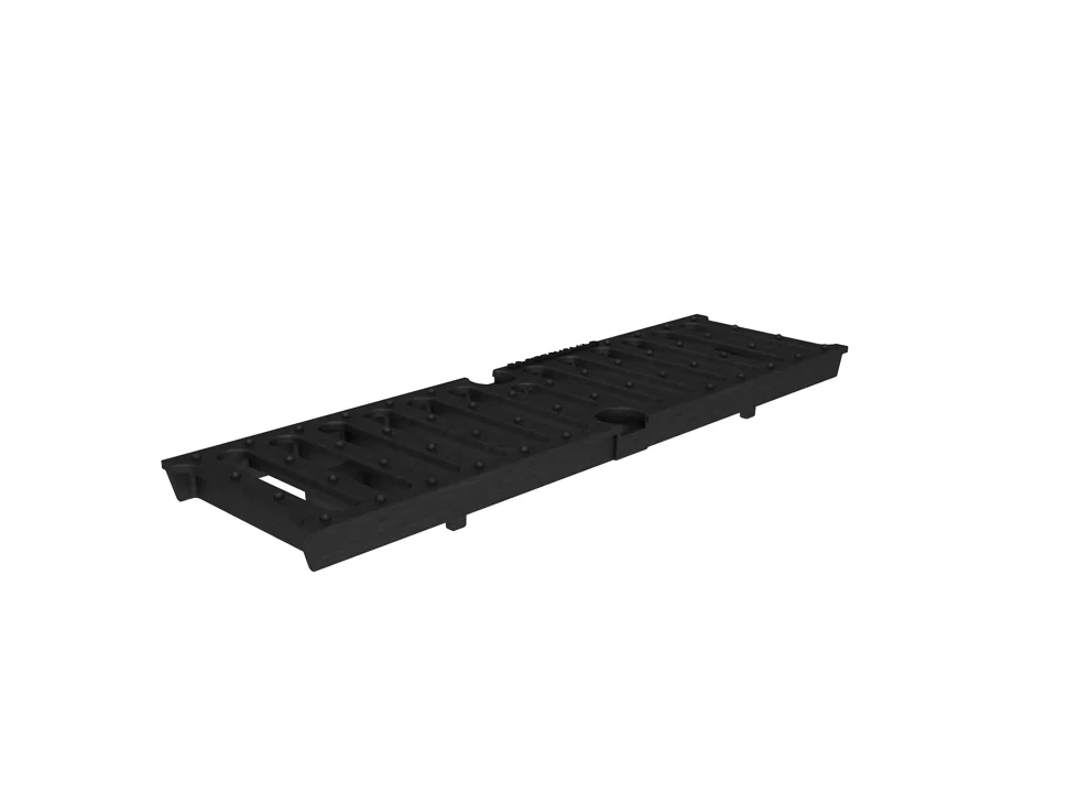 Решетка водоприемная GIDROLICA чугунная ячеистая РВЧЩ - RU 23002 - 10 (D400) - 50х14,7х2,5 - 1,8/12, арт. RU23002