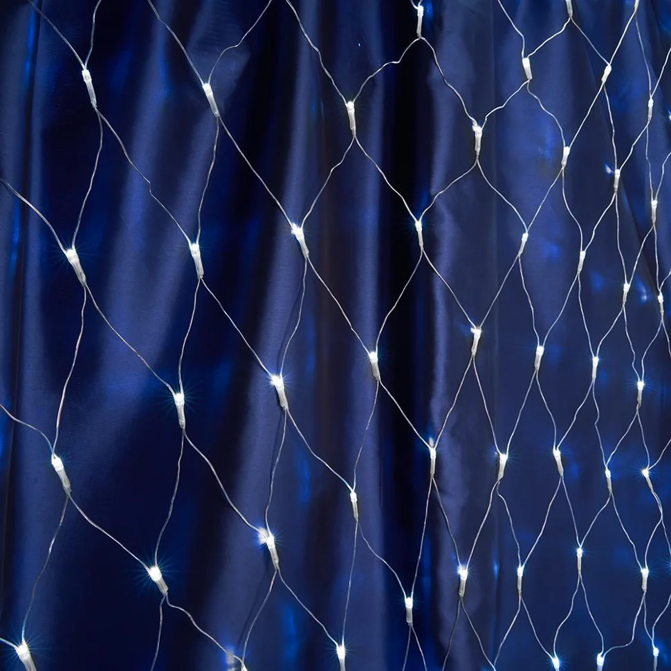 Гирлянда - сеть электрическая, 240 LED 4000К, 1,5х2м + 1.5м, CL30 Feron